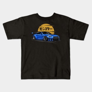 JDM Monster GTR R-35 (Blue) Kids T-Shirt